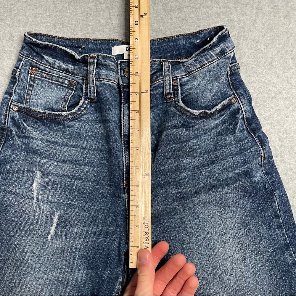 BP Jeans Womens 26 Straight Leg Denim Blue Light Wash Faded - Picture 11 of 14